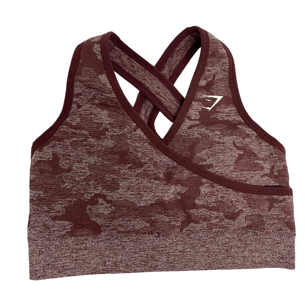 Gymshark sports bra with removable padding cross cross back size Xsmall
